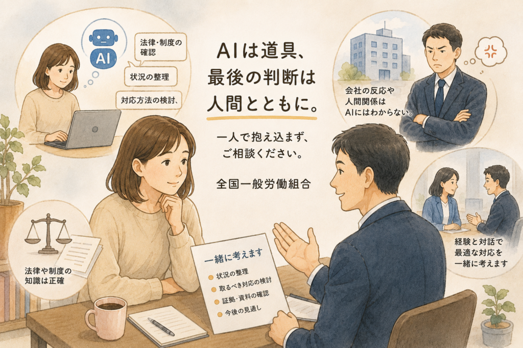 AIで労働問題を調べる方へ